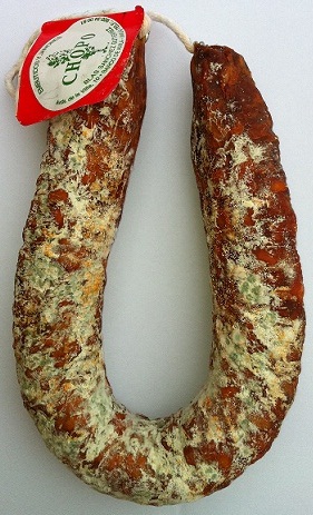 Chorizo Serrano Herradura Piquant d'�vila (450 g environ) - El Chopo